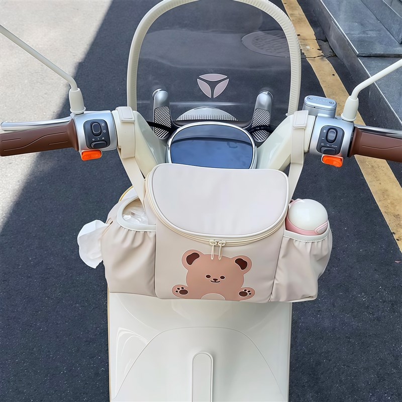 电动车大号收纳挂包前置收纳袋三轮车电动车机车防水挂物包储物