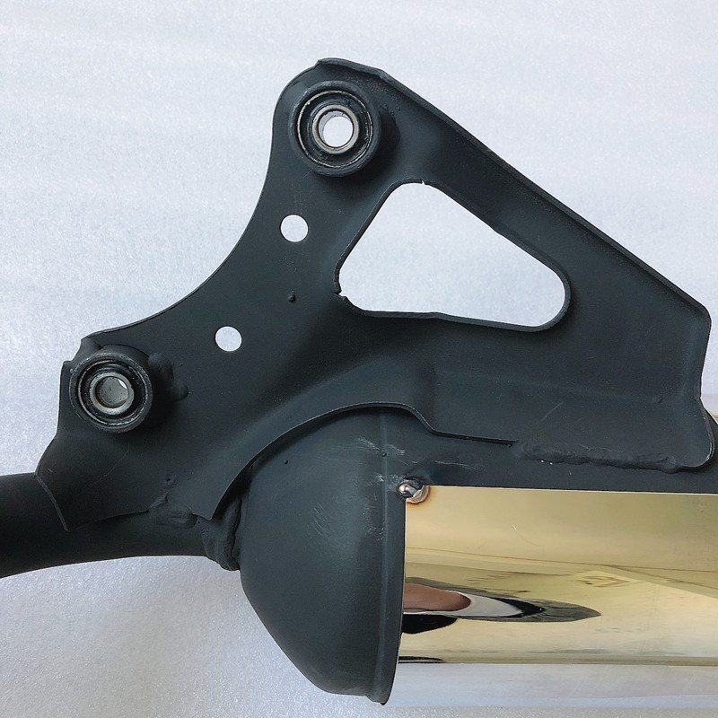 适用两冲程踏板车ZX50排气管 DIO34期35期摩托车排气管烟通消音器