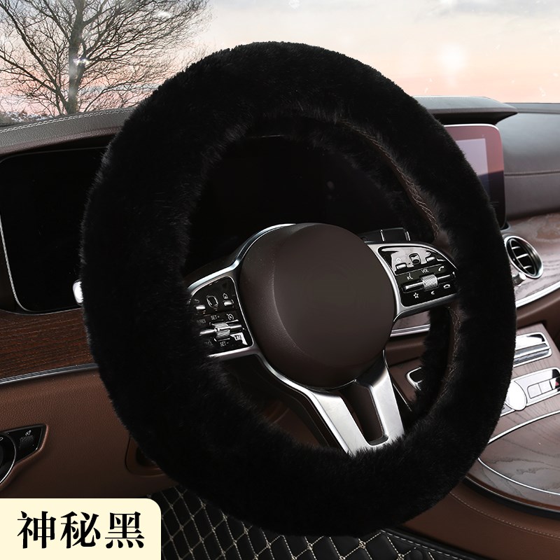 2022款大众捷达VA3 VS5 VS7方向盘套冬季SUV越野毛绒车把套