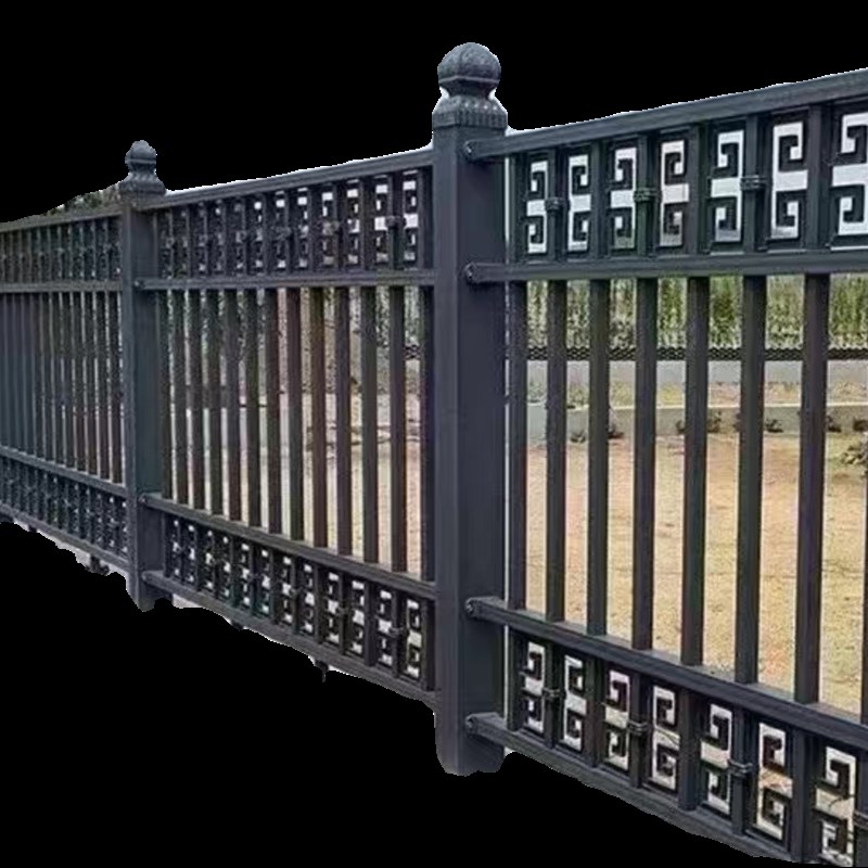 铝艺护栏别墅庭院围栏社区阳台户外围墙锌钢铁艺栏杆花园栅栏家用