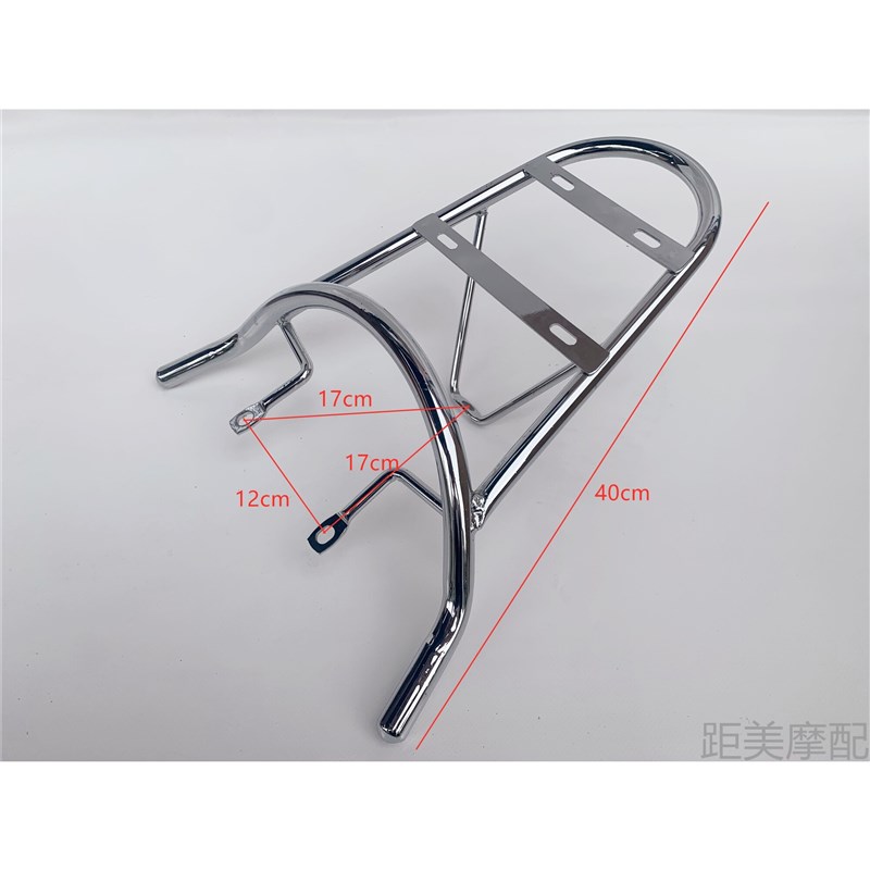 小龟车后货架小龟车后支架改装外卖尾架后衣架尾箱架电动车尾箱架