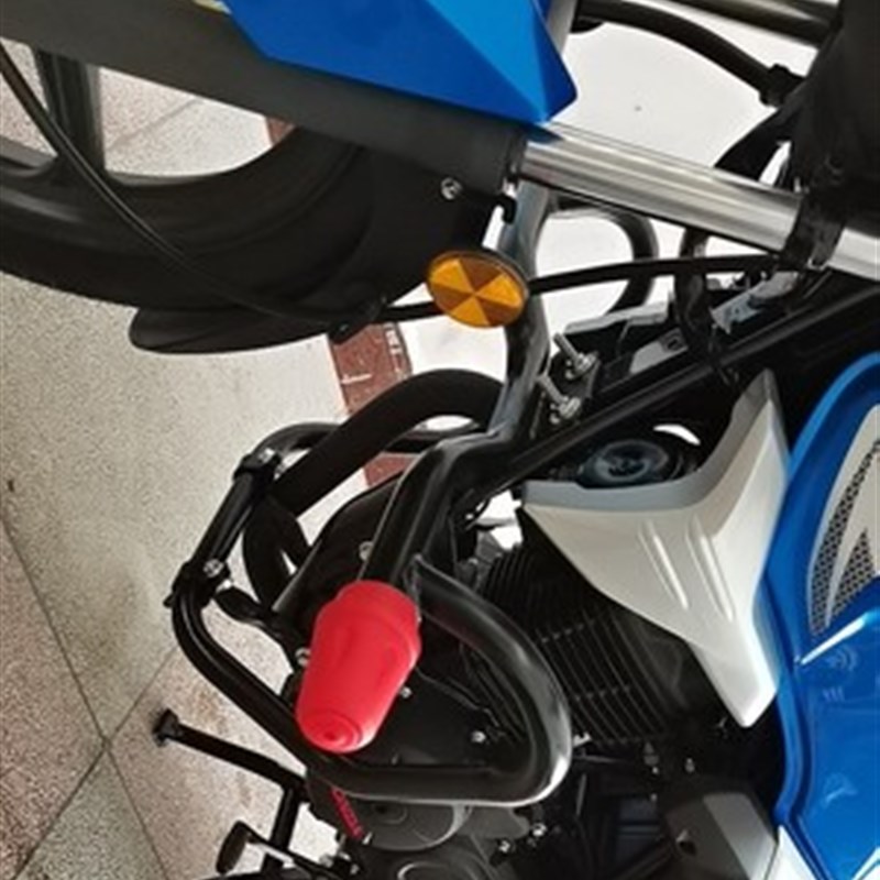 适用于五羊本田威领WH150S电喷雄帅WH150-7摩托车侧翻踏板 简易脚