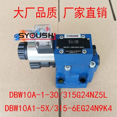 电磁溢流阀DBW10A-1-30/315G24NZ5L,DBW10A1-5X/315-6EG24N9K4