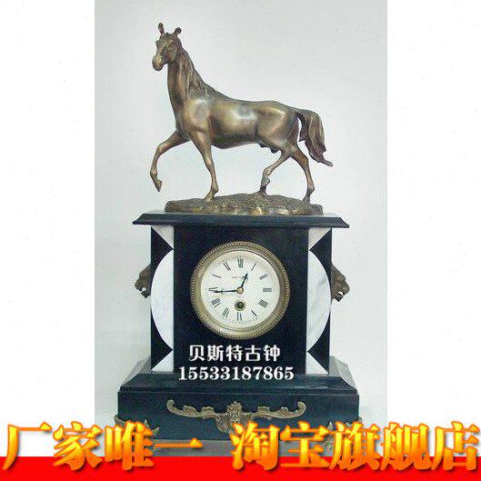 钟表|老式上弦机械座钟|铜理石台钟|欧式古典钟表|家居软装钟表