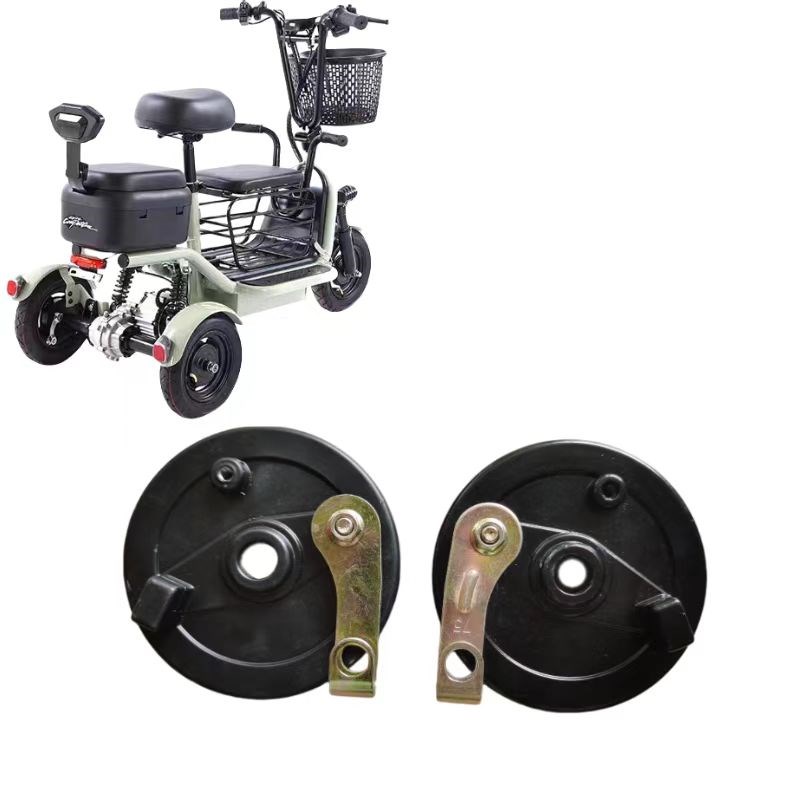 电动滑板煞车总成8/10寸电机鼓煞片200*50轮胎煞车片三轮车后刹车