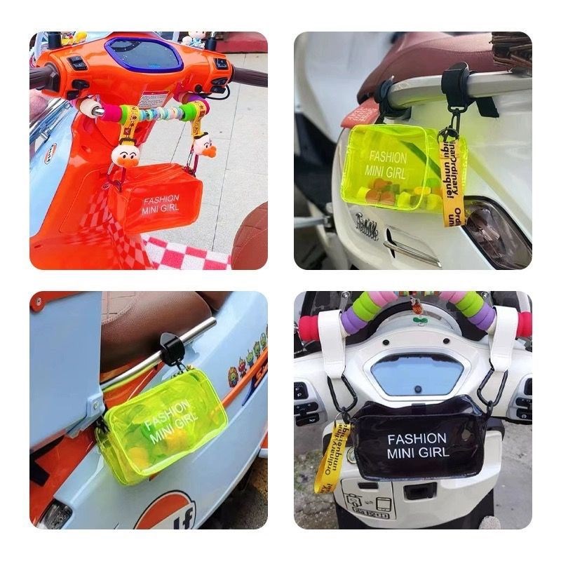 电动车挂包防雨户外包果冻小包横杠包侧边包踏板车摩托车通用边包