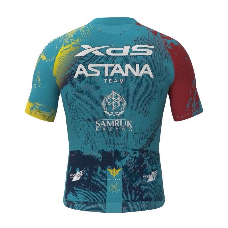 2025阿斯塔纳队版XDS联名短套骑行服单车服山地公路车衣速干男女