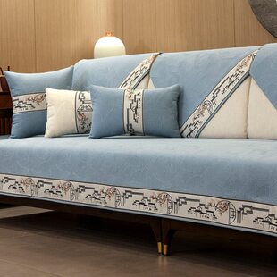 沙发防滑高端新中式实木沙发垫盖布座垫巾高端套罩四季通用子坐垫