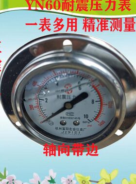仪表 表高杭州厂表Y压力表 空压机010富阳60气宏蒸汽温盛水压表 Y