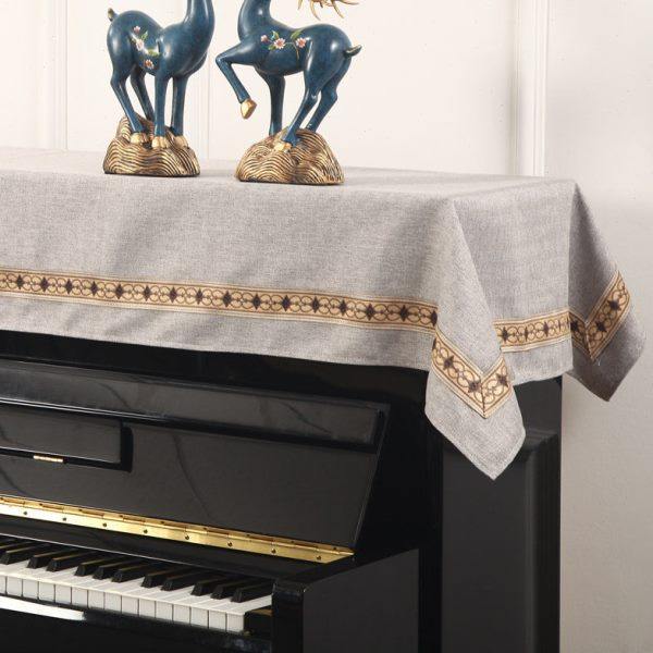 轻奢钢琴罩半罩三件套北欧现代简约布艺钢琴套防尘罩钢琴巾盖布,居家布艺,钢琴罩,淘宝优惠券,粉丝福利购,淘宝优惠卷