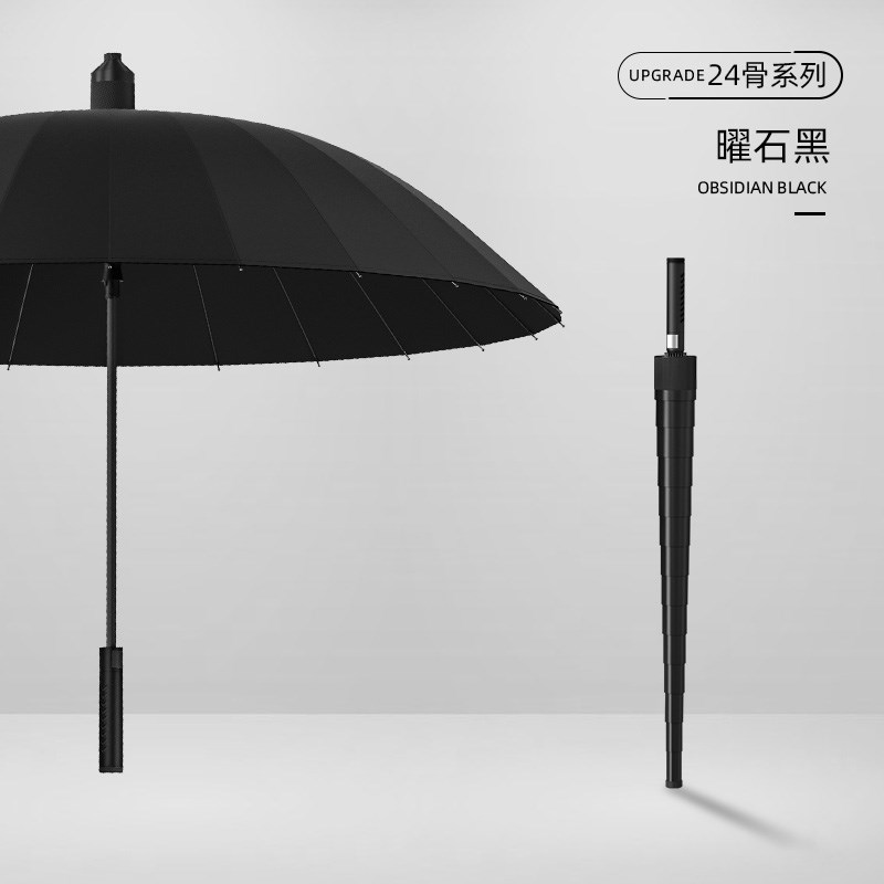 自动长柄抗风防i暴雨伞晴雨两用结实耐用加厚加固超大号男款双人