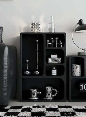 北欧壁柜不规则白色墙上储物柜法式简约吊柜客厅挂墙式置物架壁橱