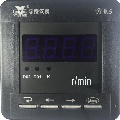 智能传感器专用表YT195-3V1 1500r/min DC 0-10V 转分表  6L2型