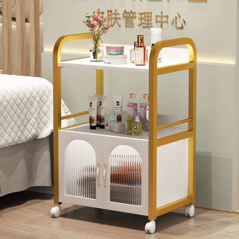 美容推车美容院专用小推车纹绣仪器推车可移动收T纳车理发店工具