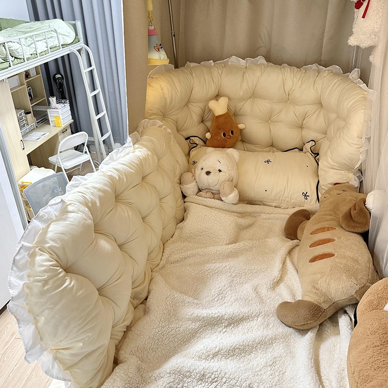 宿舍好物床头靠垫软包床上大靠背学生I宿舍床护腰靠背垫寝室枕头