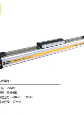 现货热销 Parker/派克无杆气缸 OSP-P25-00000-01640速无杆气缸