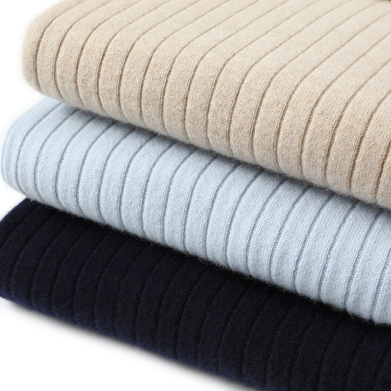 启超内外兼修!高领羊绒衫100纯羊绒女毛衣喇叭袖针织打底衫秋冬