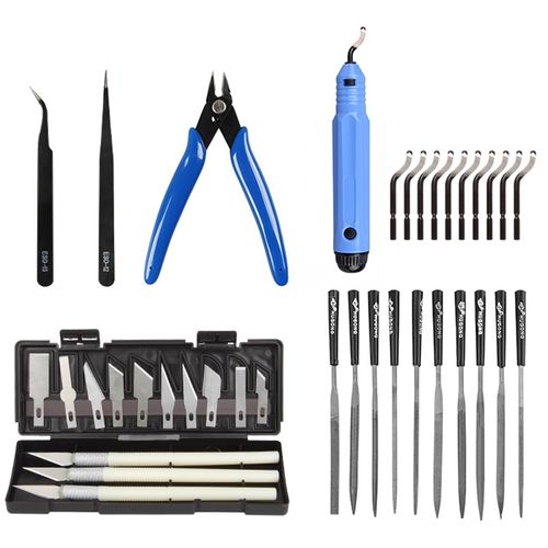 三迪思维3DSWAY 3D印表机配件 打印模型清理工具雕刻刀锉刀修边刀