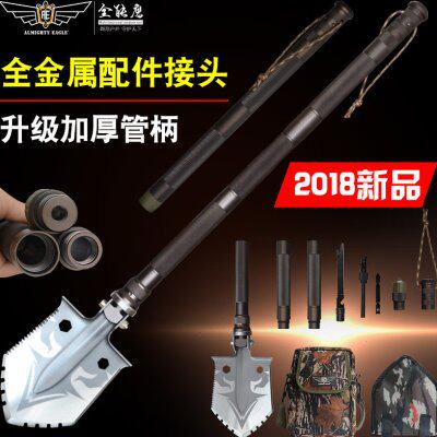 便携工兵铲多功能户外露营折叠铲子野营多用途救生兵工锹迷你车载