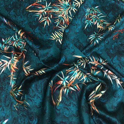 重磅新款宽幅布料桑蚕丝旗袍礼服衬衫真丝弹力缎丝绸面料