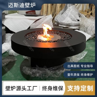 户外壁炉真火燃气酒精火炉桌民宿酒店露营氛围感取暖神器装饰摆件