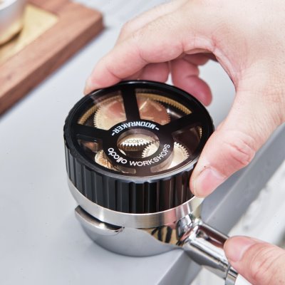 阿波罗行星齿轮布粉器咖啡布粉针 意式器具打散结块58mm