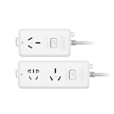 大功率4000W16A空调延长线插线板E自接带粗线插排插板16安专用三