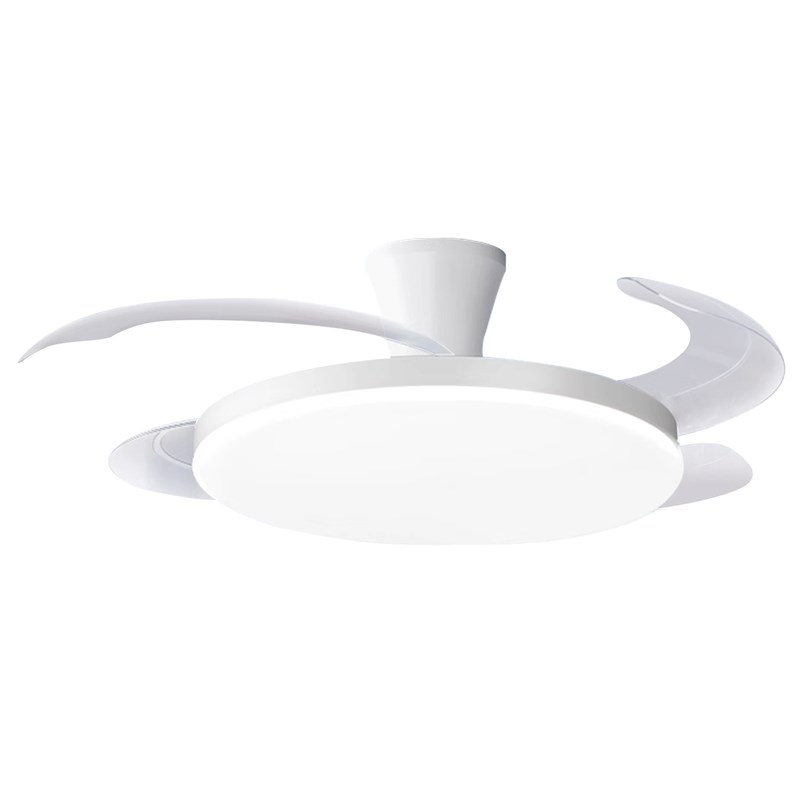风扇灯吊扇灯简约智能APP语音控制变P频静音电扇照体灯具