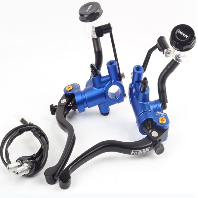 CC铝合金上泵/摩托电动车刹车压力刹车杆改P装o直推可调式上泵