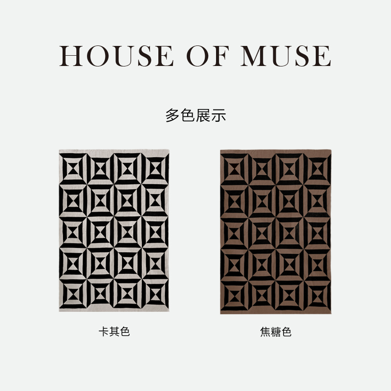 纳茉缪斯家棋盘格毛毯沙发盖毯级针织床边毯公室.午睡空调毯