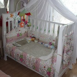 婴儿床品床上用品套件婴儿床围十四件套全棉定做可拆洗