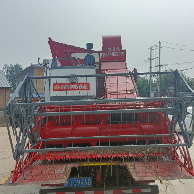 玉米秸秆青d储机地滚刀黄储机玉米扒皮秸秆压块机圆盘青储收割打