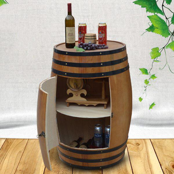 橡木桶酒桶装饰酒庄酒窑摆件红酒展示酒柜红酒桶实木摆件摄影道具