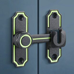 免打孔厕所门锁家用通用型门栓推拉门锁扣室内锁具卫生间浴室门扣