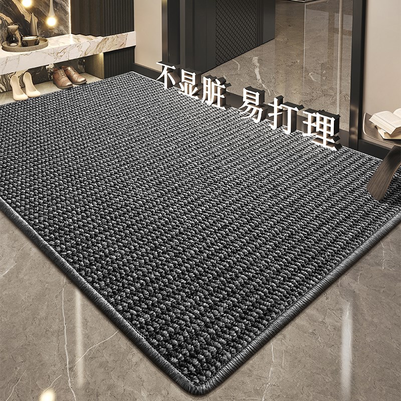入户地垫门垫地毯门口玄关家用高级感轻奢高端耐脏防滑Z可裁剪灰