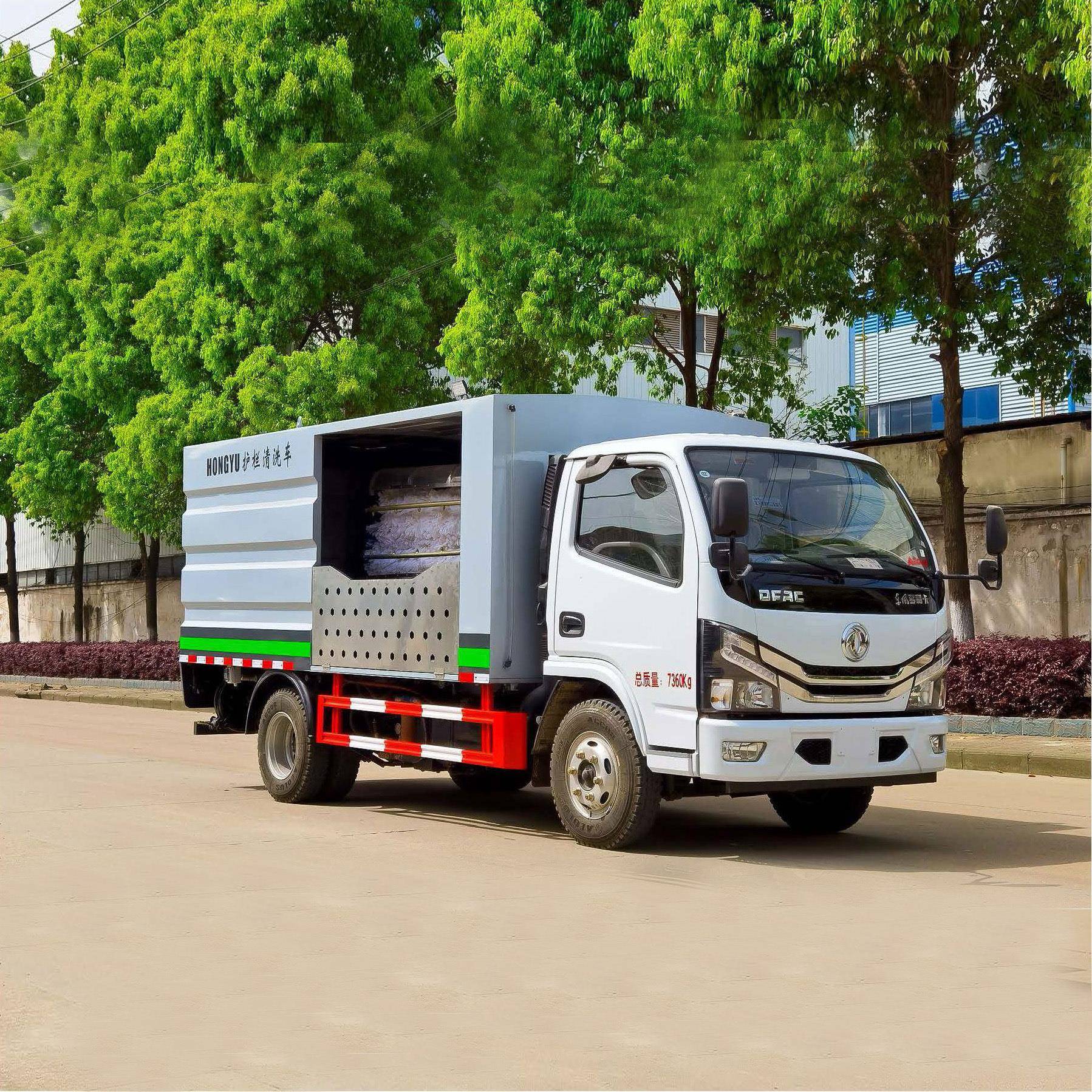 护栏清洗车用于护栏清洗城市道路隔离护栏清洗路面喷洒可出口