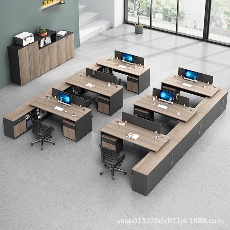 办公桌含柜职员桌子现代简约办公六人员面对面卡座办公室桌椅组合,商业/办公家具,办公电脑桌,淘宝优惠券,粉丝福利购,淘宝优惠卷