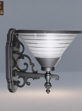 新款户外太阳能草坪灯太阳柱头灯壁灯直径200型号ZS-6701B庭院灯