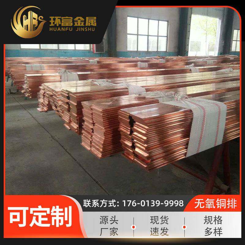 厂家供应c10100无氧铜排c10200铜排c1030排高精异型无氧铜排