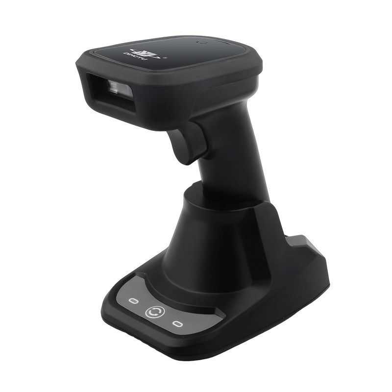 定制一二扫描枪条形码扫描器流水产线无线Q二码扫码枪带底座