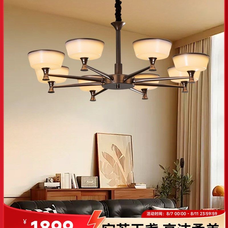 飞利浦吊灯客厅主灯覆古轻奢简约大气餐厅卧室北欧主灯具灯饰新款