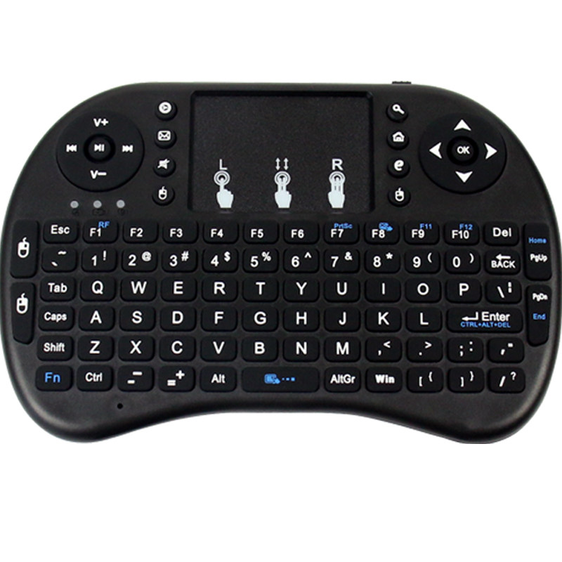 树莓派迷你4B无线键盘 触控 多功能键盘鼠标免驱diy英伟达配件