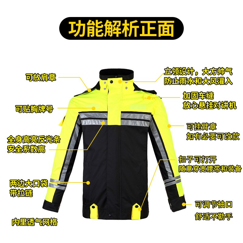 新式防暴雨摩托车机车骑行防水服成人反光分体雨衣雨裤套装透气男