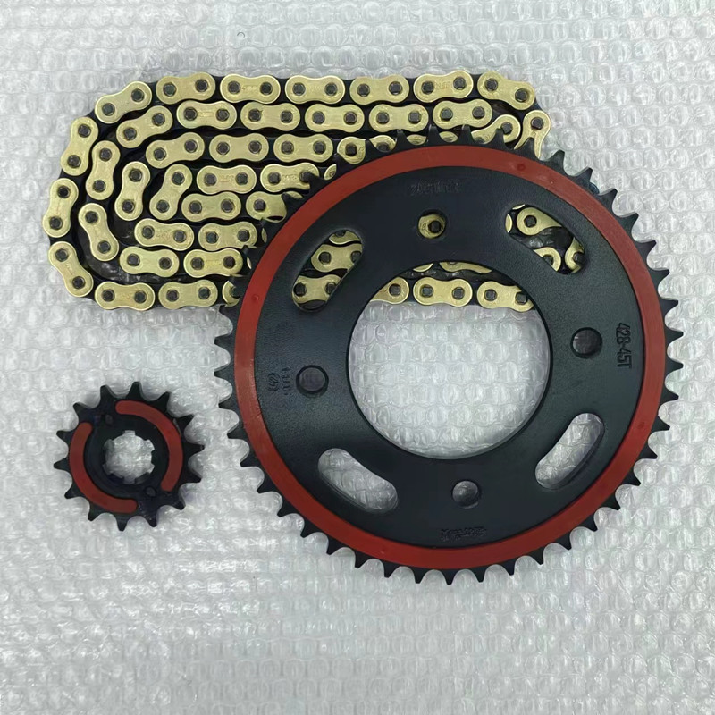 适用本田CBF190TR CBF190R暴锋眼CB190R CB190X猛鸷链盘油封链条