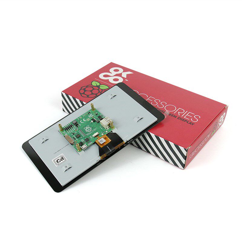 树莓派显示屏7英寸官方原装显示屏触摸屏4B/3B