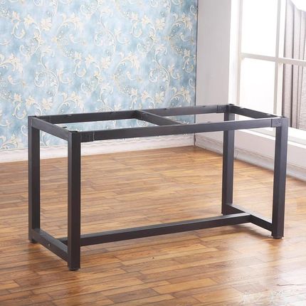 铁艺餐桌腿架子工作台书桌电脑桌脚支架金属支架茶几吧台桌架定制