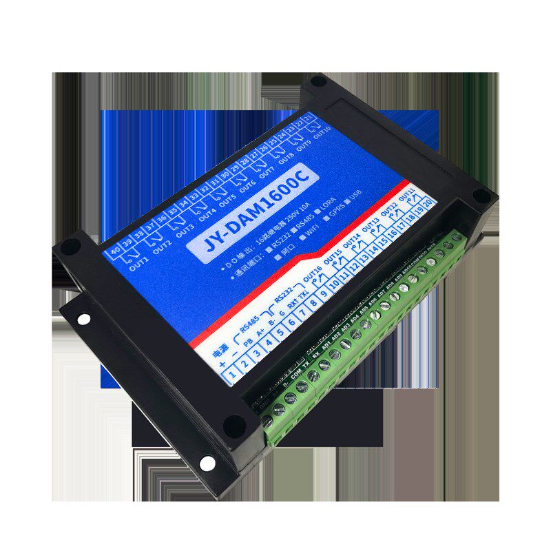 DAM1600C 16路继电器控制板 RS232/485接口电脑PLC控制继电器开关