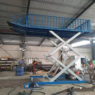 卸猪台吨装卸猪升降机羊牛上下升降通道养殖场地磅升降台举升机