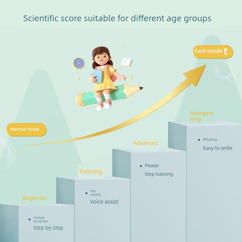 智能语音控笔训练装置学生握笔S练习书法防钩腕
