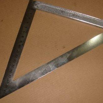 飞燕牌150mm/200mm不锈钢三角尺/角尺/木工专用角尺 三角形角尺